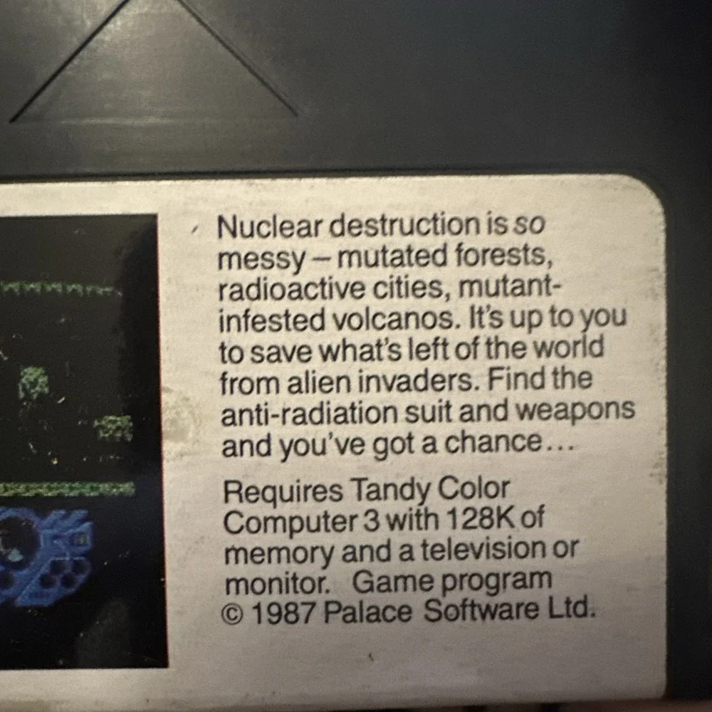 Rad Warrior (Tandy TRS-80, 1988)